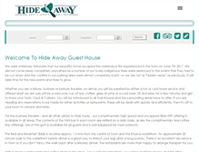 Tablet Screenshot of hideaway.co.za